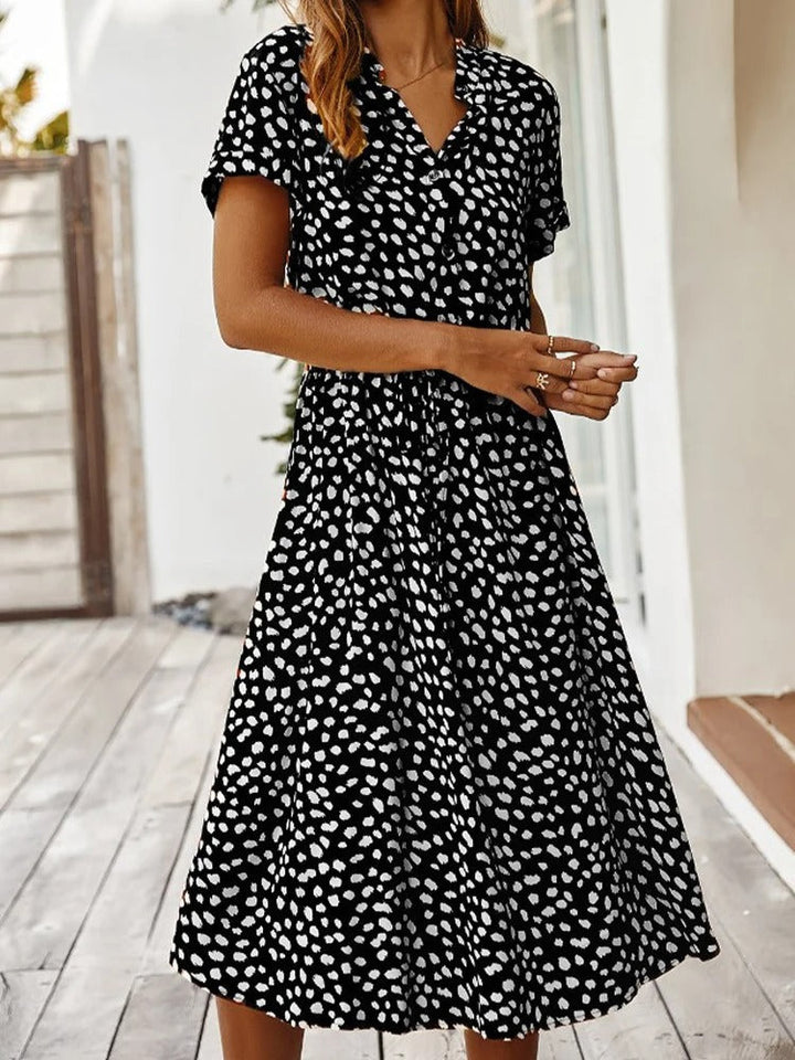 Vexana - Luftiges Sommerkleid für Damen mit Muster Elegant