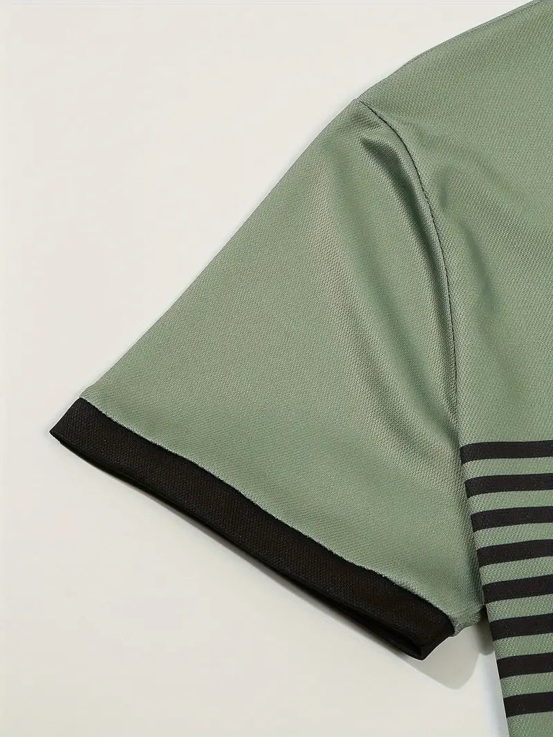 Piolo - Hemd mit Verspielten Streifen und Farbstreifen