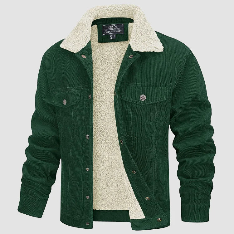 Leif - Strapazierfähige Cord-Jacke für den städtischen Look