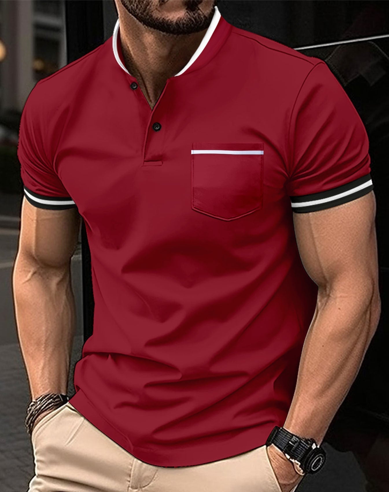Teodor - Bequemes Herren Baumwoll Poloshirt