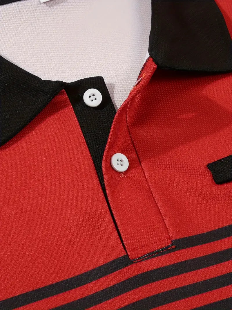 Piolo - Hemd mit Verspielten Streifen und Farbstreifen