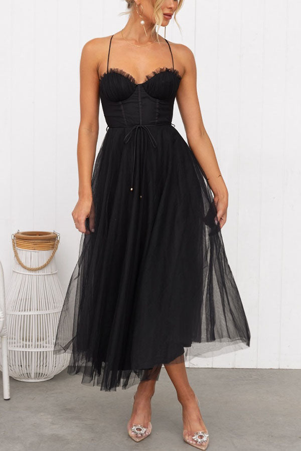 Elodie – Maxikleid mit V-Ausschnitt