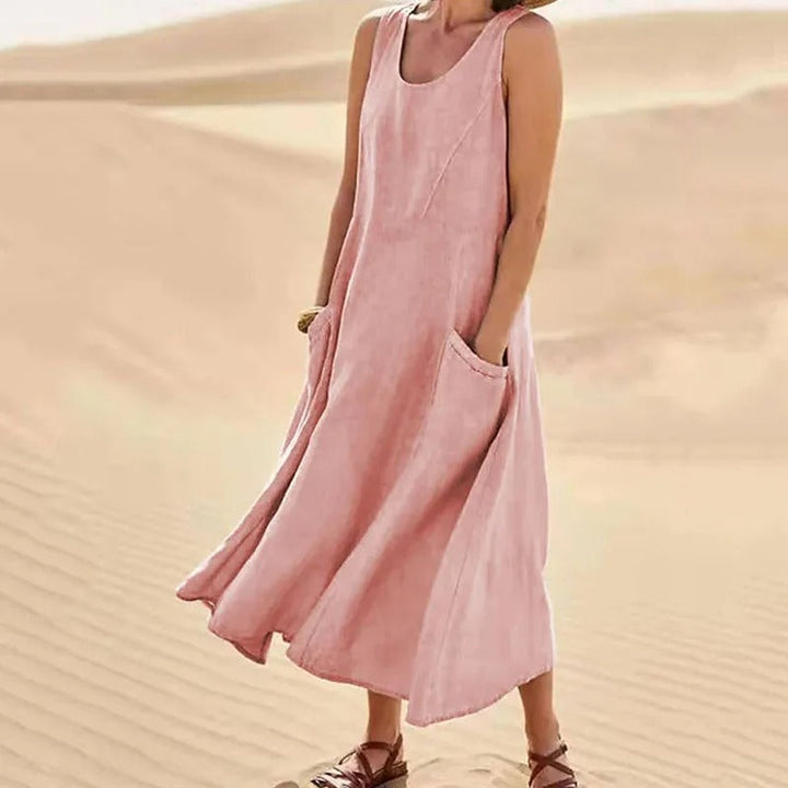 Thora - Gemütliches Leinenkleid