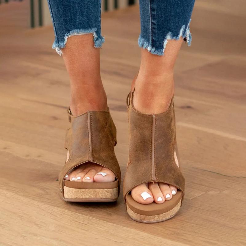 Auria - Orthopädische Ledersandalen für Damen mit zusätzlicher Unterstützung