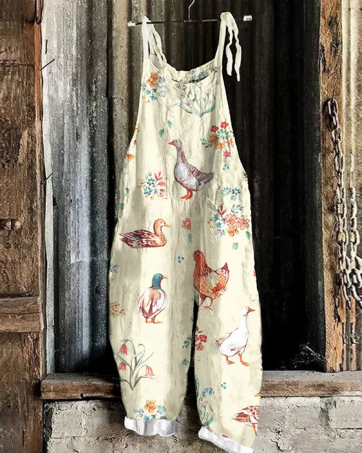 Sienna – Lässiger Jumpsuit mit Animal-Print