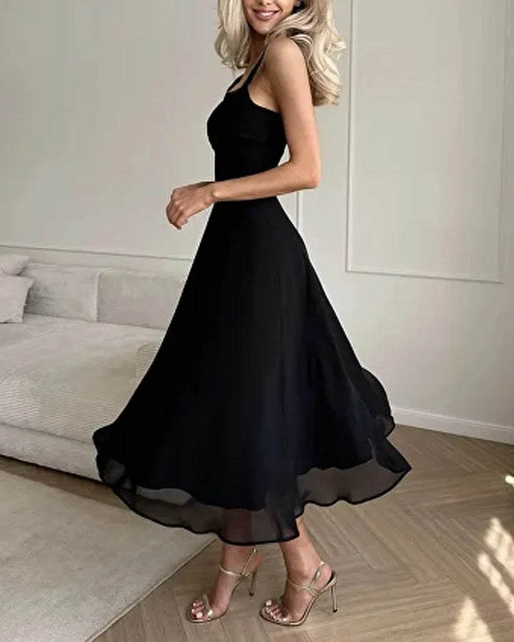 Miles – Modernes Chiffon-Kleid Eleganz