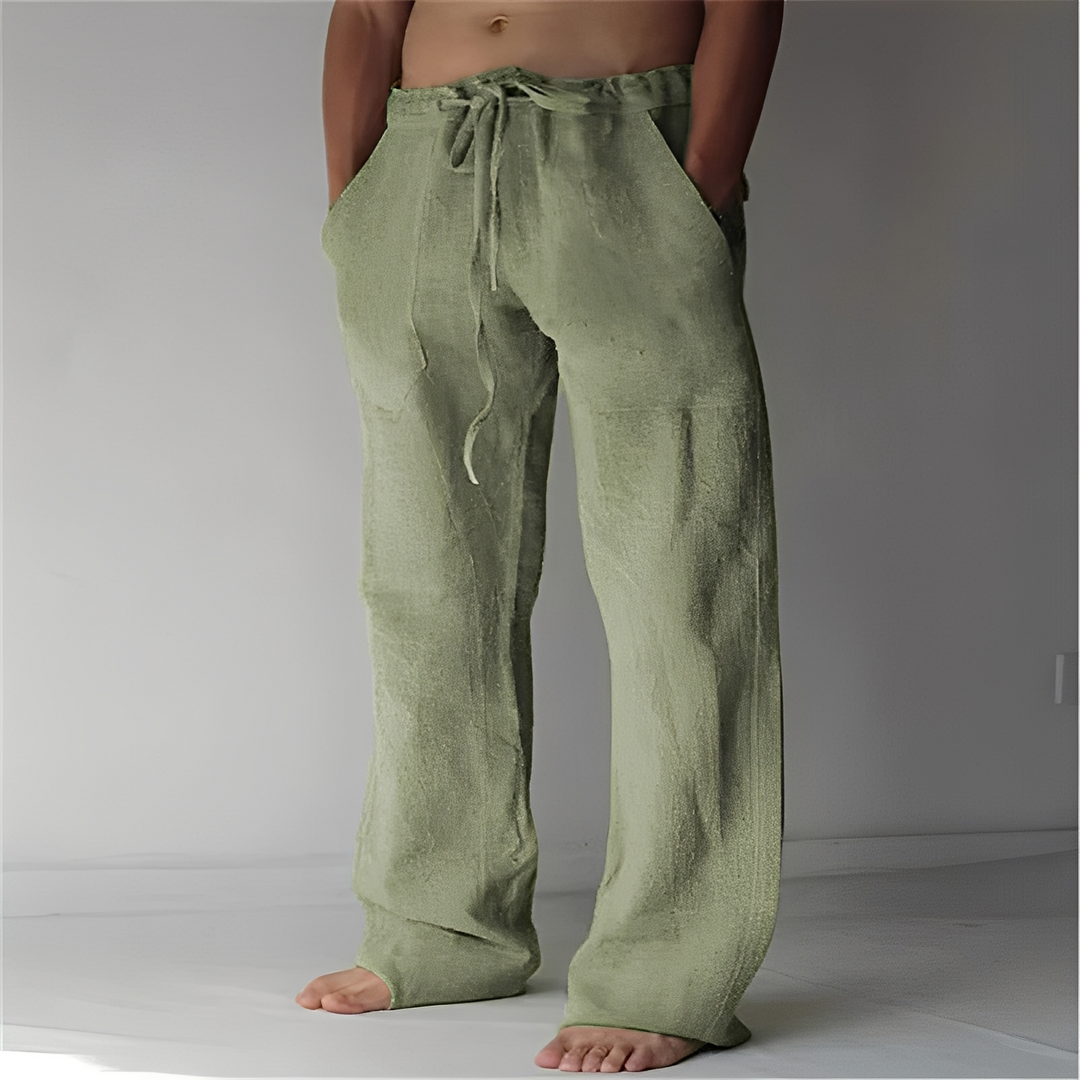 Arthur – Weite Leinenhose für Männer