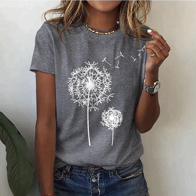 Nianna - Frauen T-Shirt Sommer Kurzarm