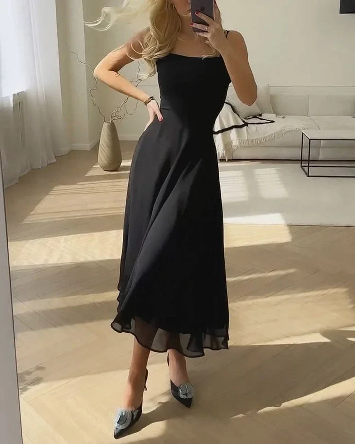 Miles – Modernes Chiffon-Kleid Eleganz