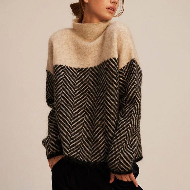 Sina - Schicker Damenrollkragenpullover