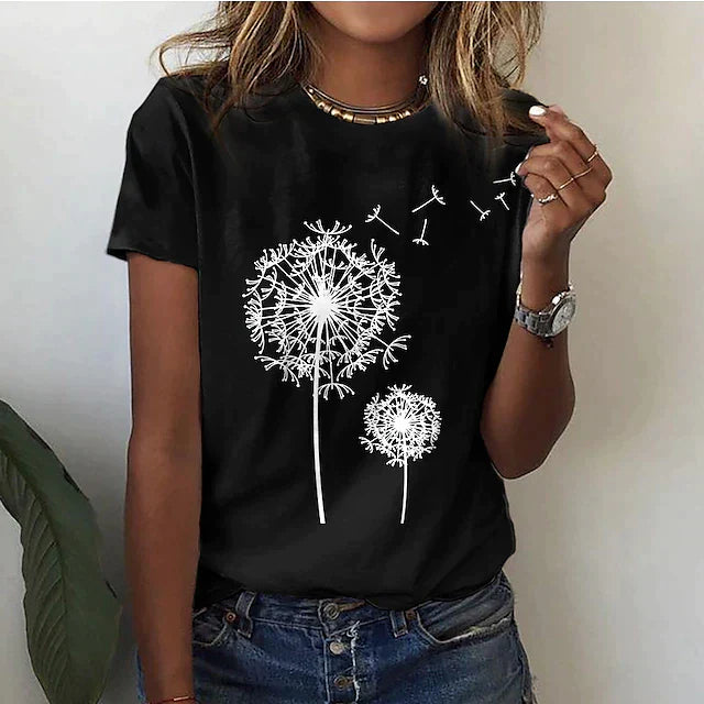 Nianna - Frauen T-Shirt Sommer Kurzarm