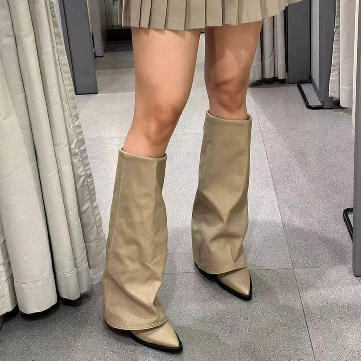 Velora - Elegante Stiefel mit breitem Absatz