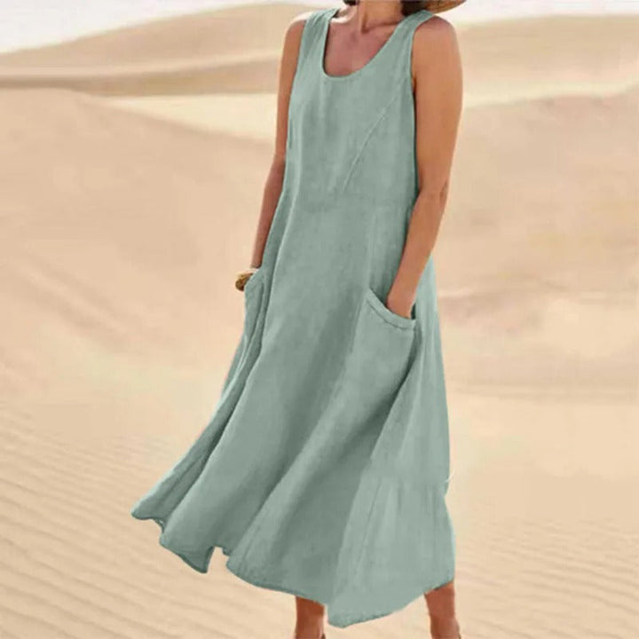 Thora - Gemütliches Leinenkleid