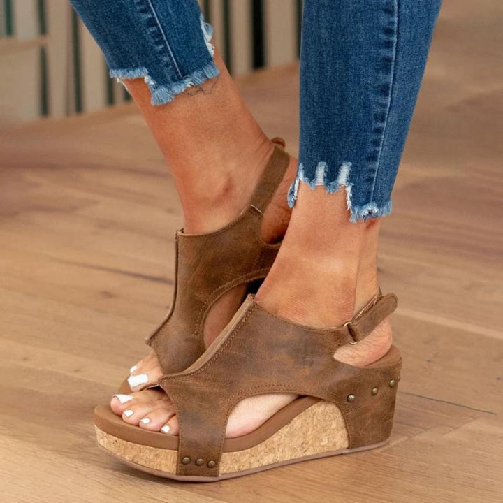 Auria - Orthopädische Ledersandalen für Damen mit zusätzlicher Unterstützung