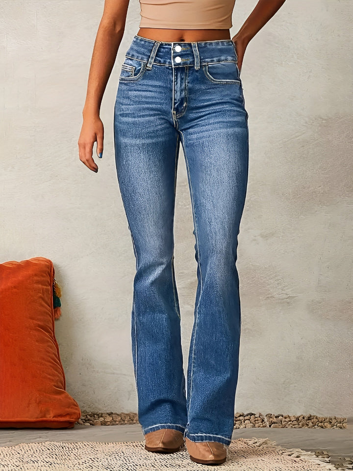 Neely - Bequeme Damenjeans mit hohem Bund