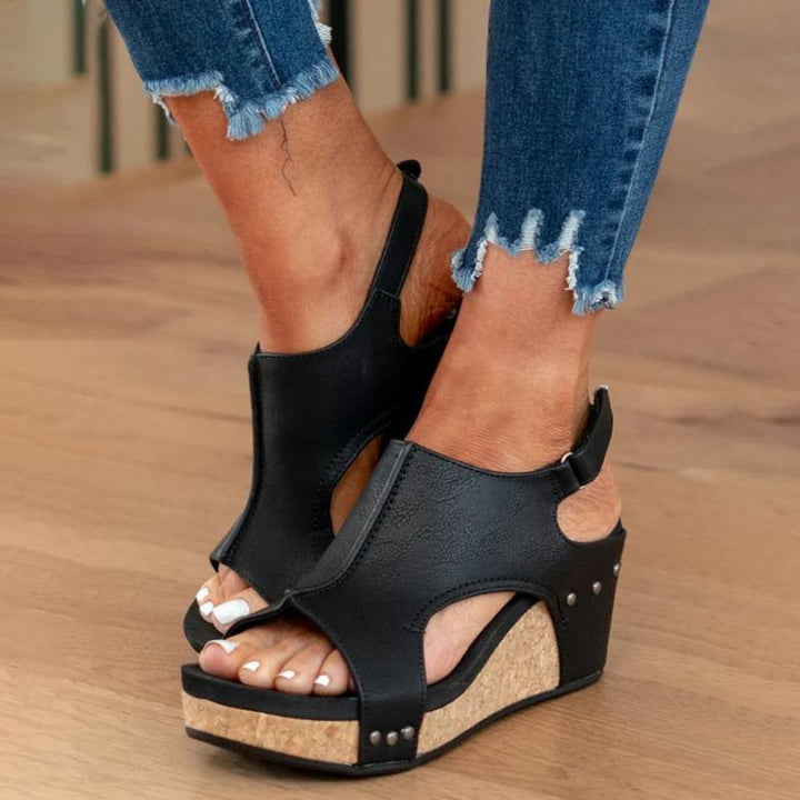 Auria - Orthopädische Ledersandalen für Damen mit zusätzlicher Unterstützung