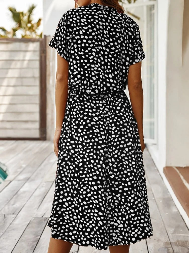 Vexana - Luftiges Sommerkleid für Damen mit Muster Elegant