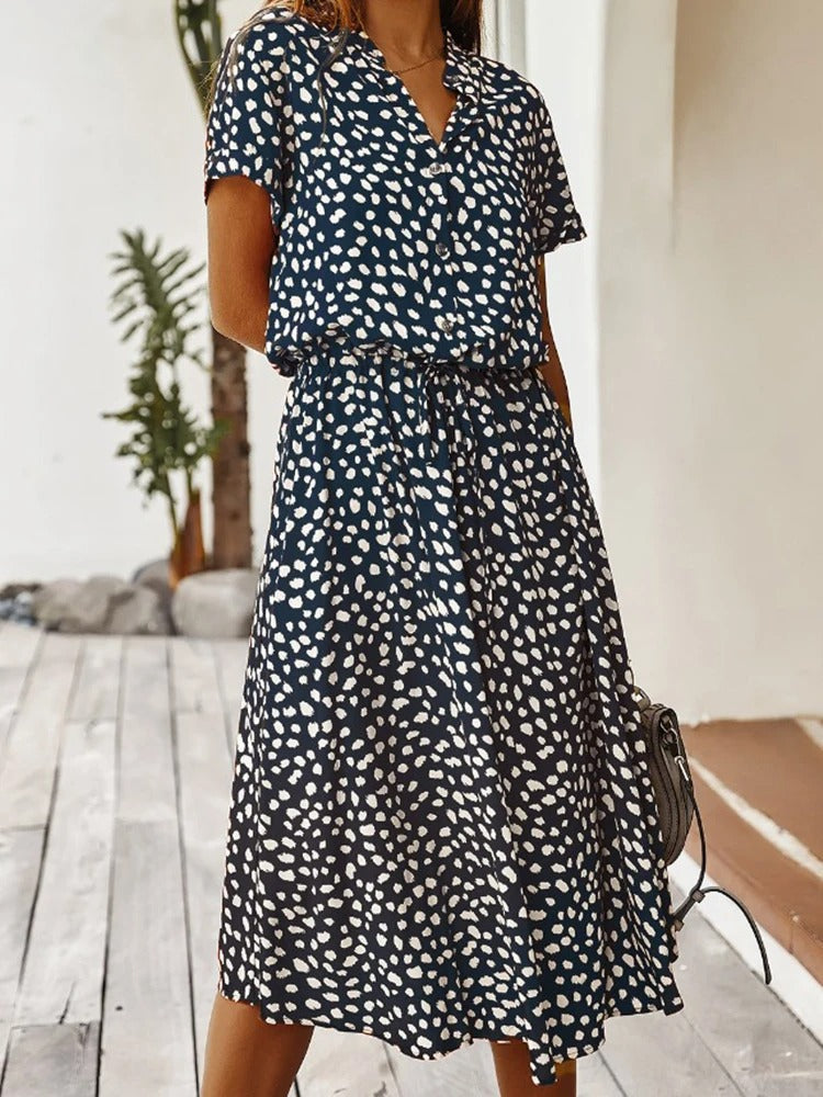 Vexana - Luftiges Sommerkleid für Damen mit Muster Elegant