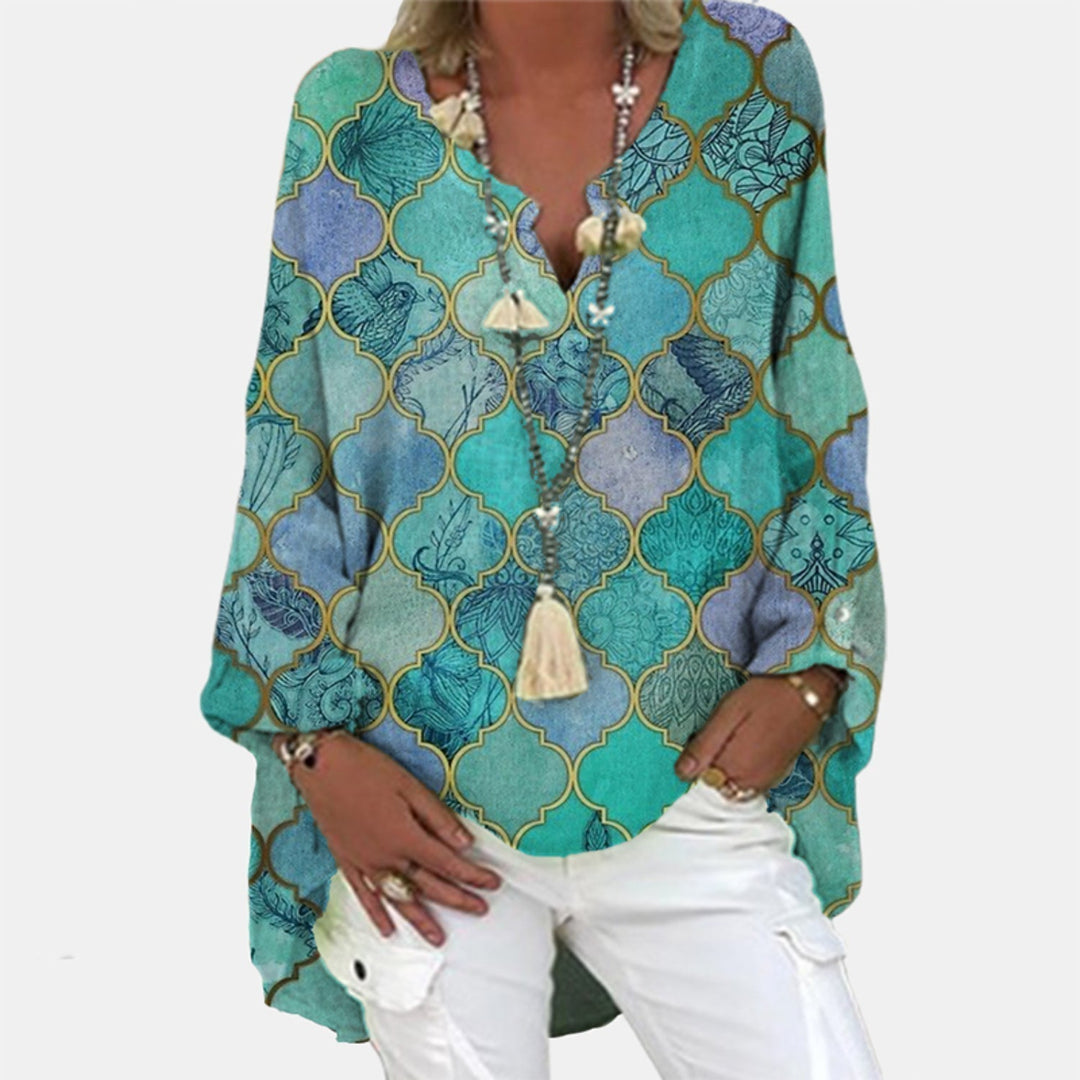 Mia – Elegante Leinenbluse