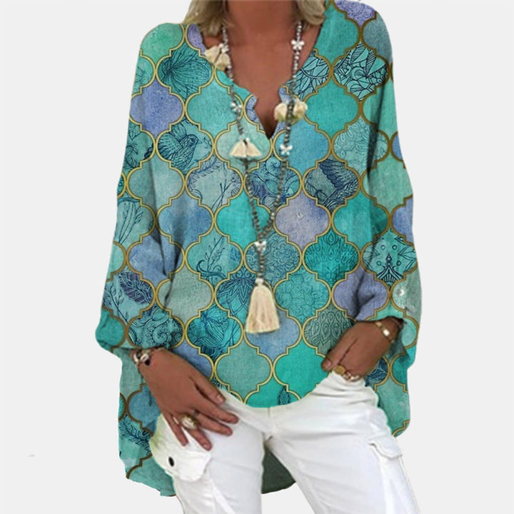 Mia – Elegante Leinenbluse