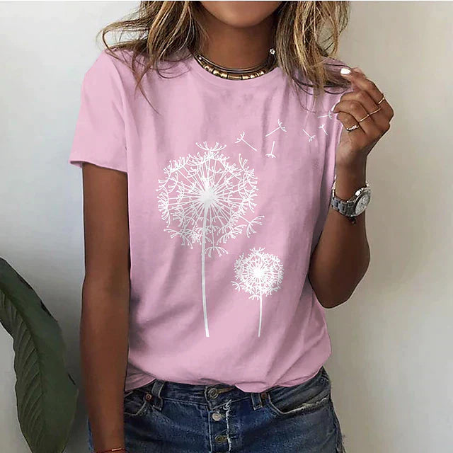 Nianna - Frauen T-Shirt Sommer Kurzarm
