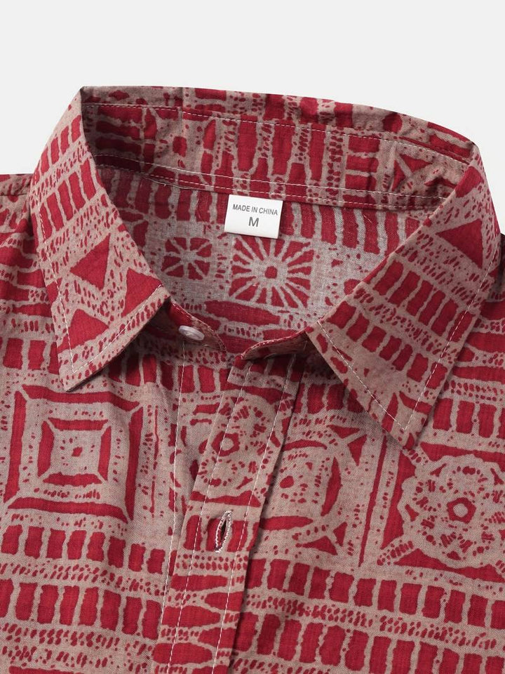 Kenneth - Kurzarm-Casual-Hemd mit frischem Stil