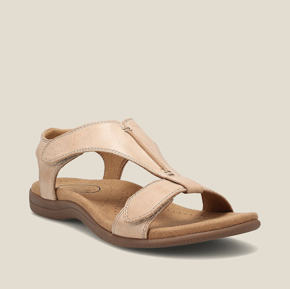 Rosemarie - Lederkeilsandalen für Damen mit orthopädischer Unterstützung
