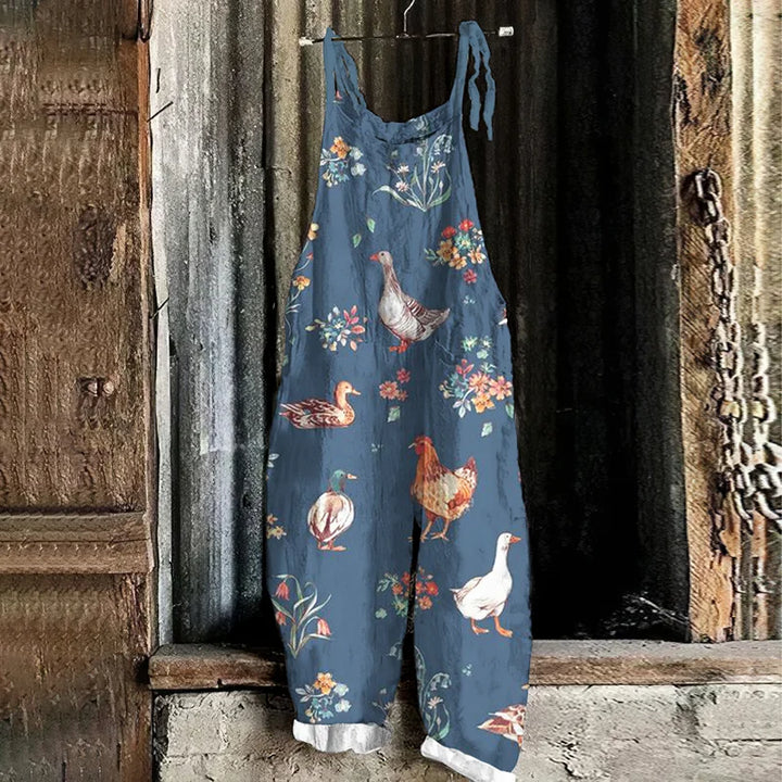 Sienna – Lässiger Jumpsuit mit Animal-Print