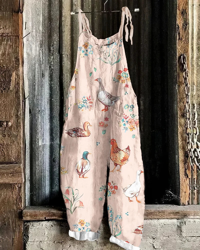 Sienna – Lässiger Jumpsuit mit Animal-Print