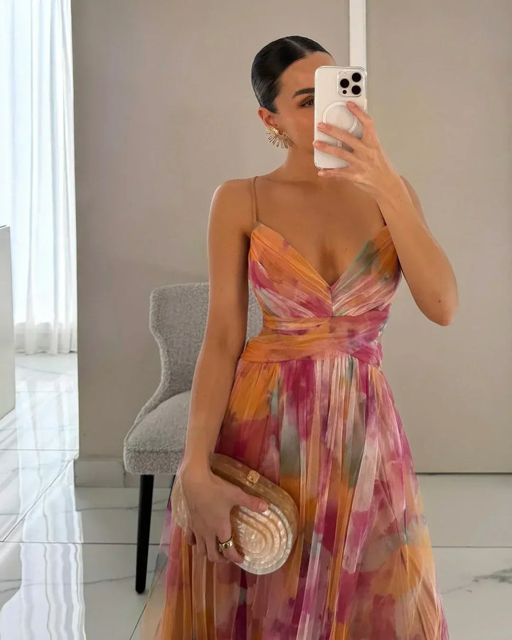 Brienne - Langes Damenkleid, Elegant & Geschichtet