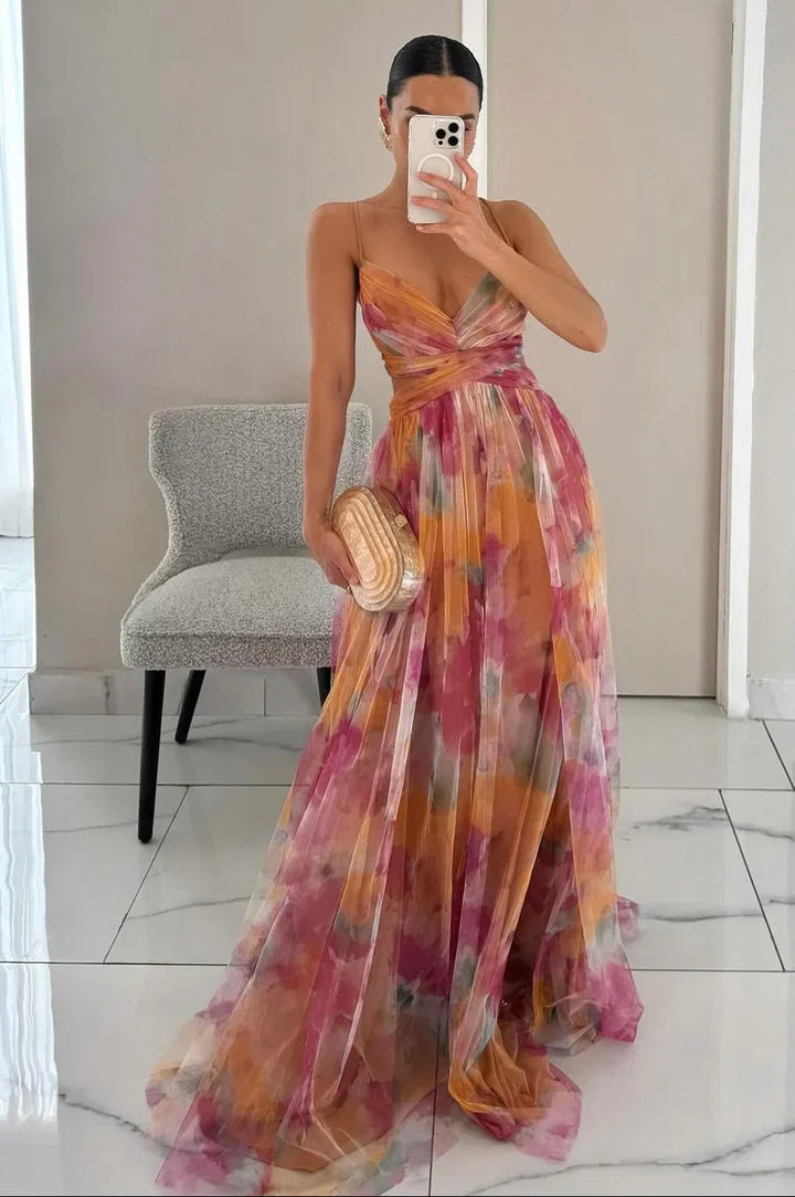 Brienne - Langes Damenkleid, Elegant & Geschichtet