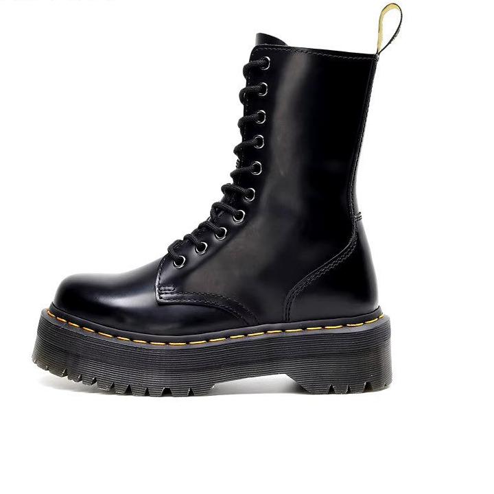 Edda | Damen Winterstiefel Dicke Sohle Reißverschluss