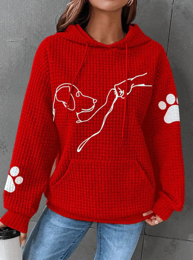 Paw - Berquemer und warmer Kapuzenpullover