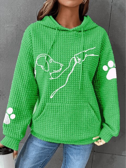 Paw - Berquemer und warmer Kapuzenpullover