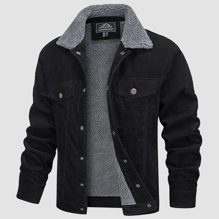 Leif - Strapazierfähige Cord-Jacke für den städtischen Look