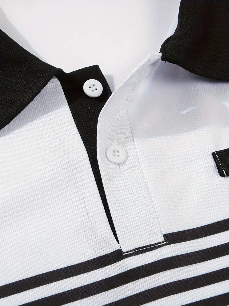 Piolo - Hemd mit Verspielten Streifen und Farbstreifen