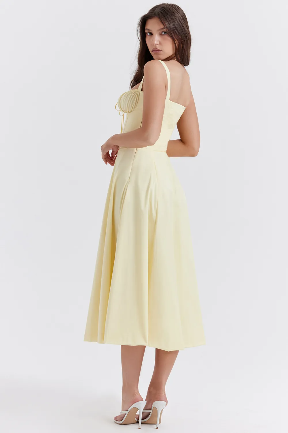 Chelsy – Bustier-Sommerkleid mit Blumenmuster