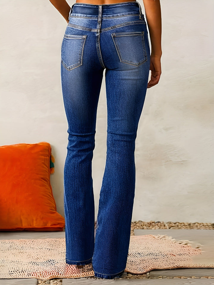 Neely - Bequeme Damenjeans mit hohem Bund