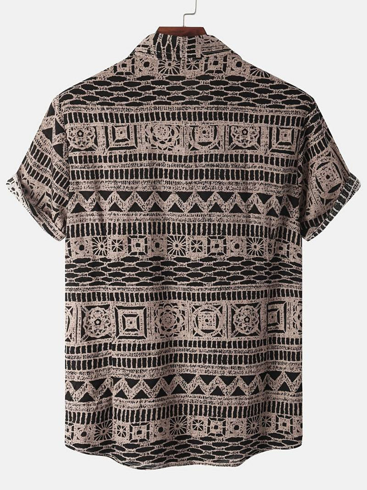 Kenneth - Kurzarm-Casual-Hemd mit frischem Stil