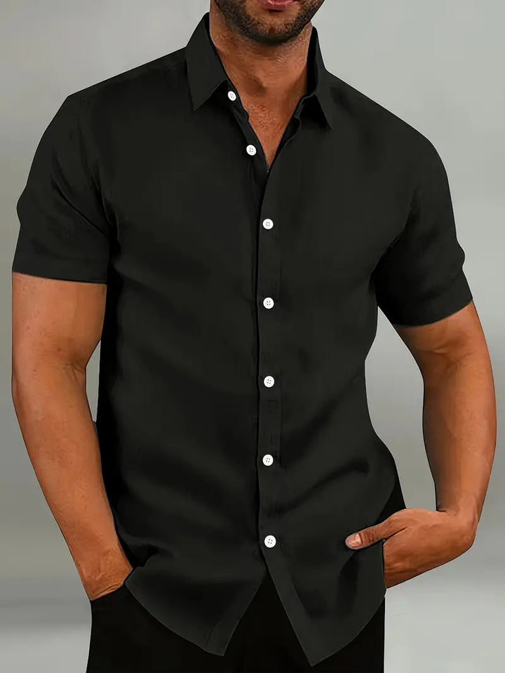 Neil - Freizeithemd mit Button-Down-Kragen