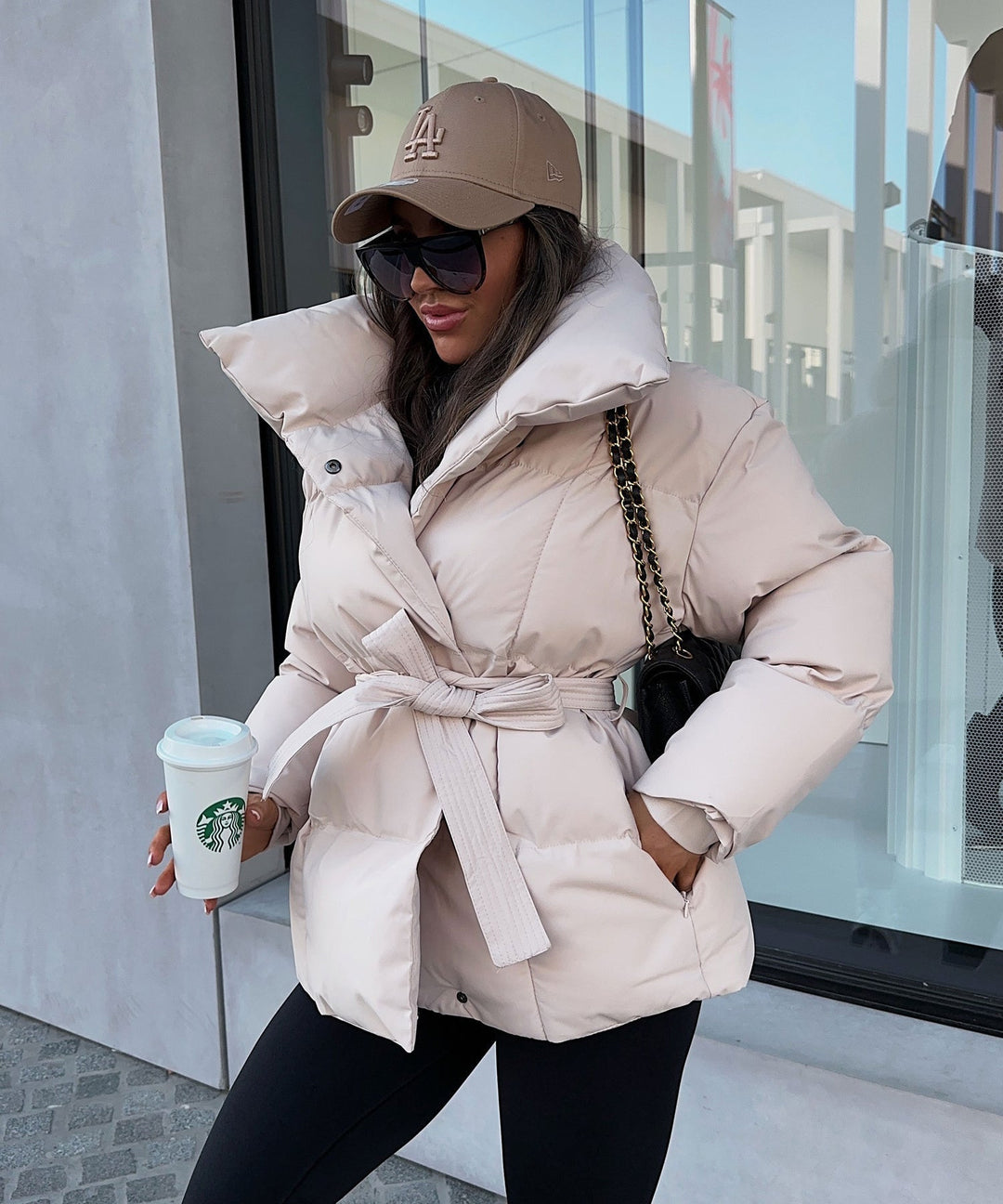 Michaela | Damen Steppjacke Stillvol Für den winter