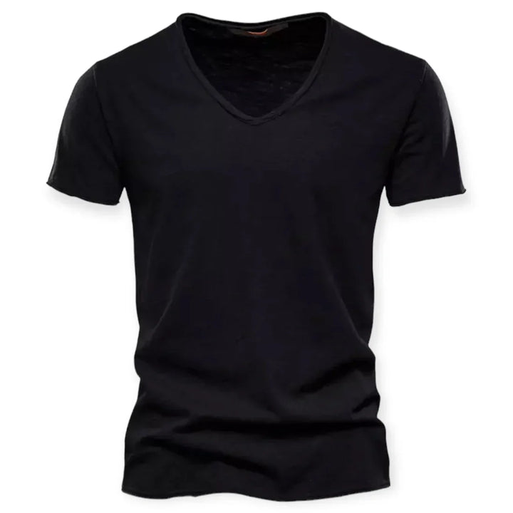 Archie - Komfortables V-Ausschnitt Herren T-Shirt Basic