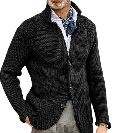 Kiki - Lässige Kapuzenstrickjacke