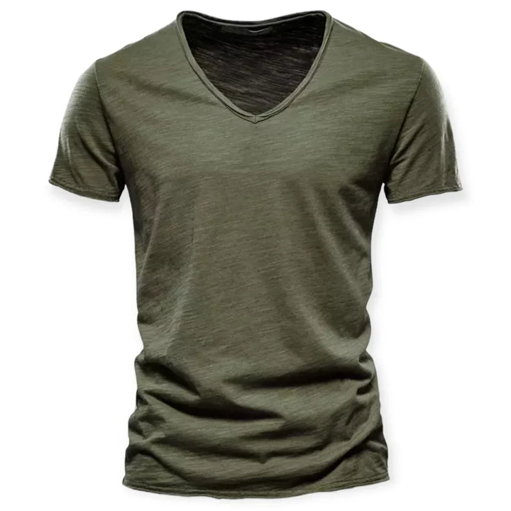 Archie - Komfortables V-Ausschnitt Herren T-Shirt Basic