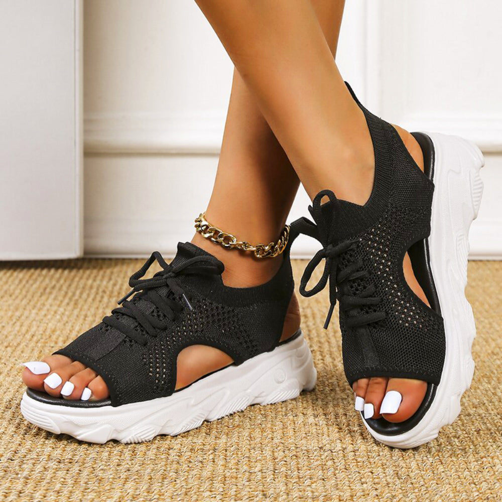 Mariah - Dicke Sohle Orthopädische Sandalen
