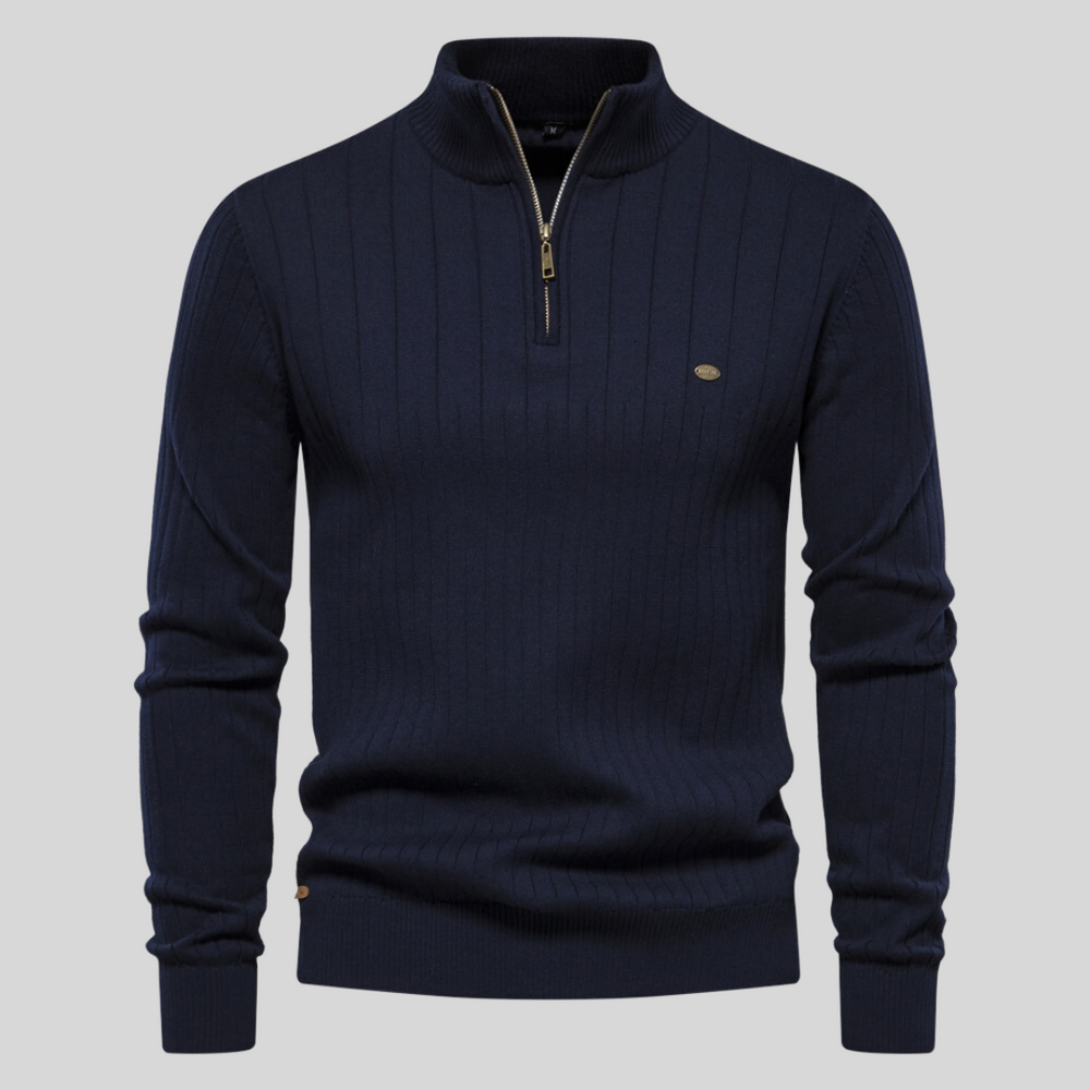 Zayne – Komfort-Pullover mit Halbem Reißverschluss für Jeden Tag