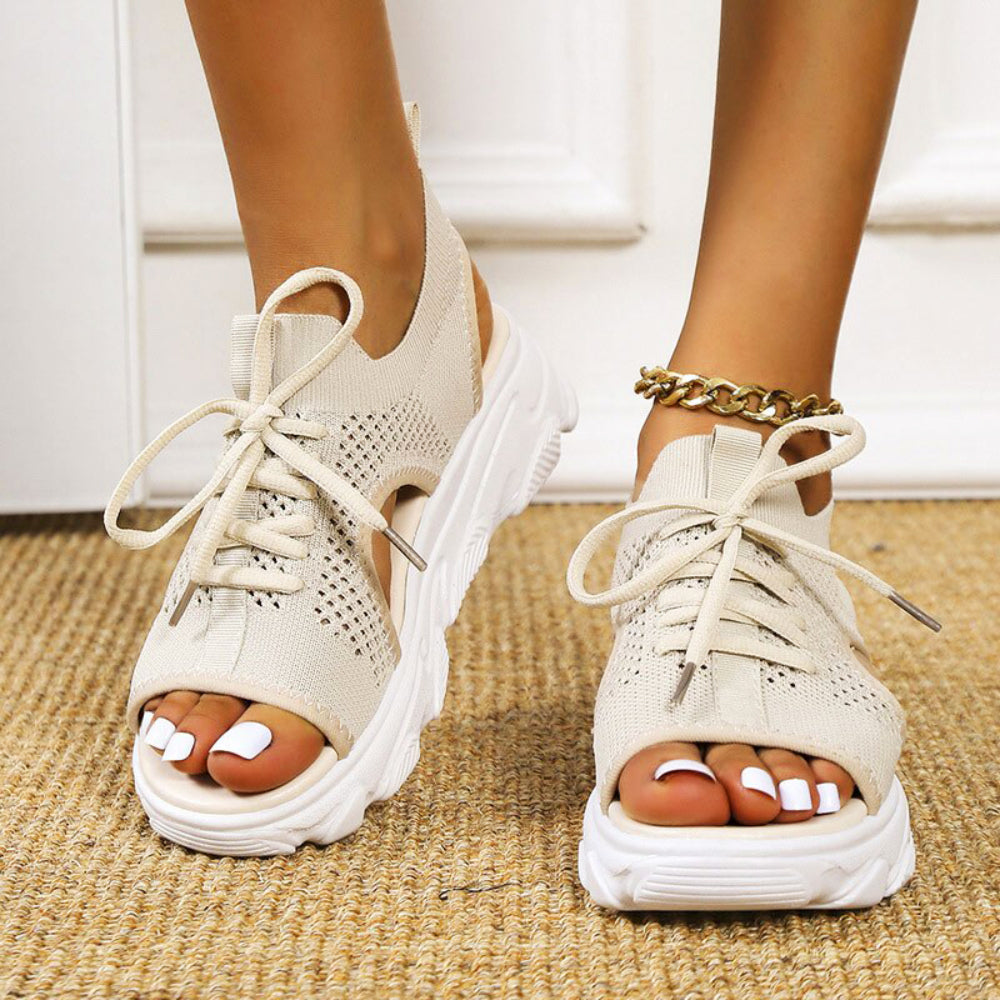 Mariah - Dicke Sohle Orthopädische Sandalen