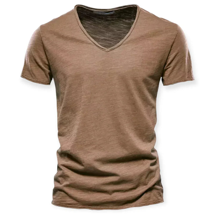 Archie - Komfortables V-Ausschnitt Herren T-Shirt Basic