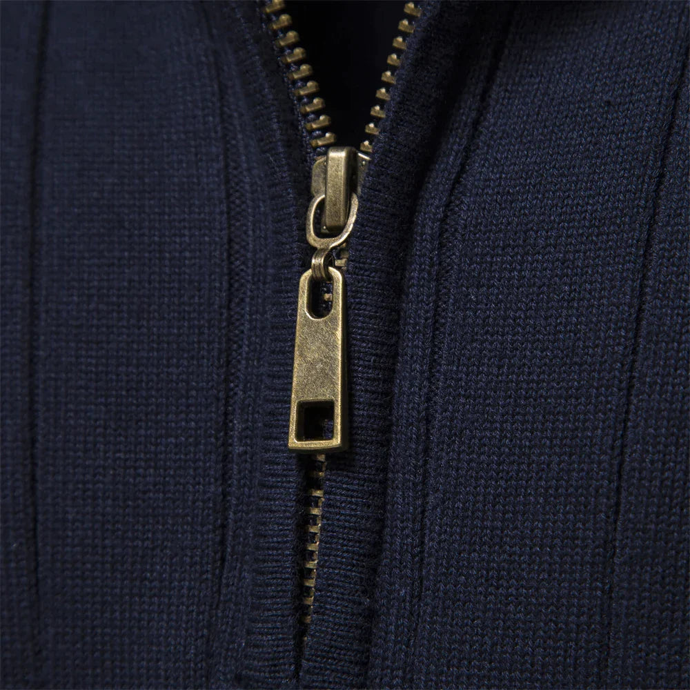 Arden – Klassischer Pullover mit Reißverschluss