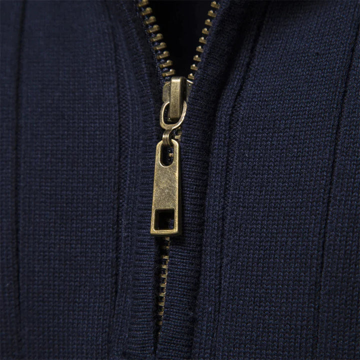 Arden – Klassischer Pullover mit Reißverschluss